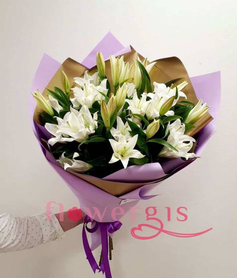 Лиловая снежинка